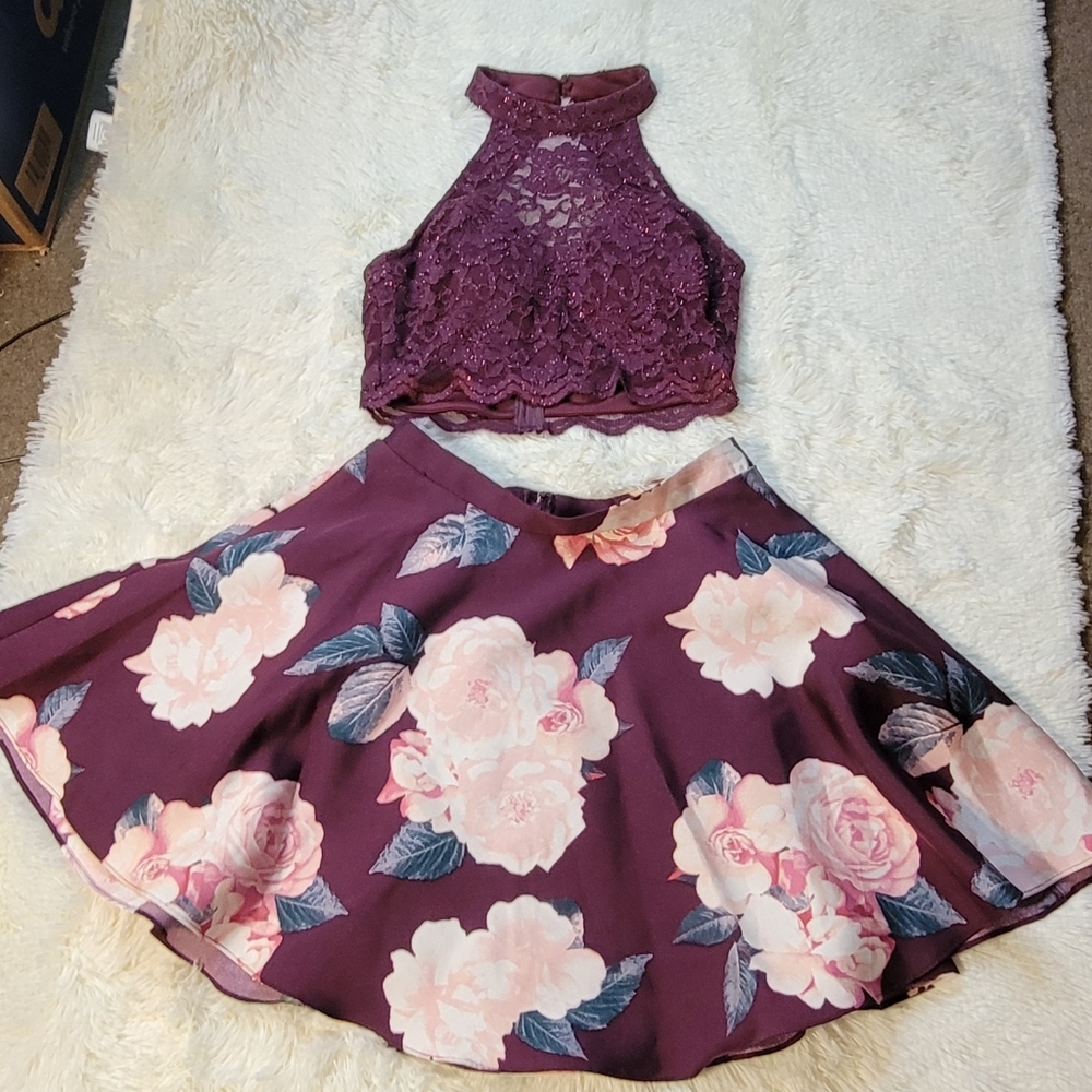 City triangles crop halter dress Size 7